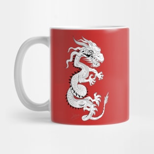 White Dragon Mug